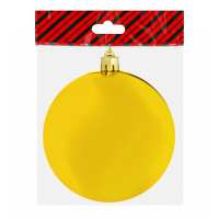 Ёлочный шар 10 см Золото, пластик