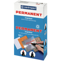 Маркер перманентный 1-4,6мм  скошенный оранжевый