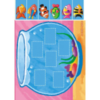 Книжка "Аппликация с заданиями" 210*219мм, 16 стр., офсетная бумага 80 г/м