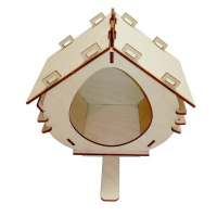 Конструктор из дерева "Птичкина кормушка" 150*160*120 мм.