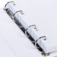 Тетрадь  А5  80л кл. на кольцах Hatber "NEWtone PASTEL. Зеленый нефрит" софт-тач