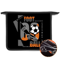 Папка д/тетрад. А5 (240*205*40) 1отд. молния сверху, пластик, фольга "Футбол 3D"