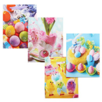 Пакет подар. бумажн. 18*23*10 см, ПАСХА, 4 дизайна, 210гр