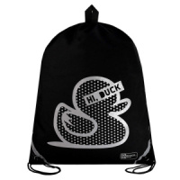 Мешок для обуви 1 отд, 360*480 светоотр. "Серебряный утенок" петля