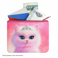Кошелек для банкнот и монет Феникс+ "Принцесса Аврора" 11*8см, ткань, молния