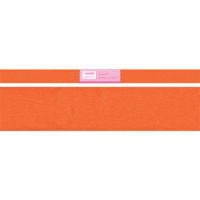 Бумага подел. 50*250 32 г/м рулон   креп оранжевая