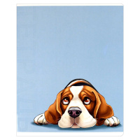 Тетрадь А5 48л кл. Феникс+ "Смешные собаки" выб.твин-лак, бел.100%