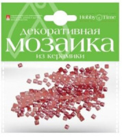 Мозаика декоративная керамическая  4x4мм 200шт красный