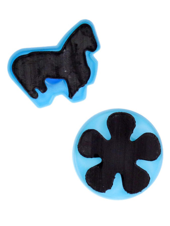 Доска магнитная для рисования 28*27см  (волшебный экран) черно -белая,  штампы