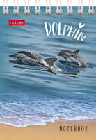 Блокнот А7  40л гребень "Подводный мир" кл.