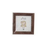 Фоторамка дерево 10*10см. №1702 (Темно-коричневая)