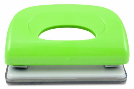 Дырокол KW-TRIO  10 лист. Dolphin выдвижная линейка