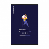 Тетрадь для нот А4 24л., вертик., скоба Music Fantasy,MIX-PACK