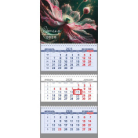 Календарь Трио  295*700мм на 2026г. Цветок