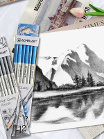 Карандаш  ACMELIAE HB трехгранный, ч/б корп.