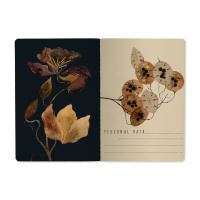 Записная книжка А5  40л. сшивка, обл.картон "Букет осени" кл.