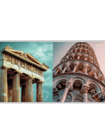 Тетрадь А5 48л кл. Проф-Пресс перевертыш "Классическая архитектура"