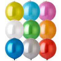 Шар Панч-Болл 16" металлик ассорти 25 шт. в уп.