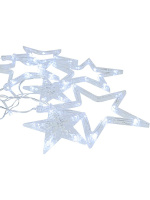 Гирлянда электрическая Штора 2,5*1м 92LED "Звездное небо" 220 В, холодный цвет, фигуры