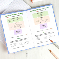 Книга "Шпаргалки школьника. Решаю задачи" А5 16стр.