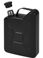 Фляжка  подарочная 150мл "Горючее" черная