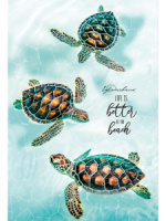 Ежедневник недат. А5  80л., 7БЦ "Три черепахи" глянц.лам., мат.лак.