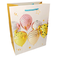 Пакет подар. бумажн. 18*24*8,5 см 210 гр/м2 Шары, микс дизайнов