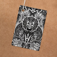 Пакет подар. бумажн. 32*26*13см, 210гр/м Кашемир, мат.лам., фольга