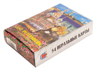 Карты игральные сувенирные "Санкт-Петербург" серебро
