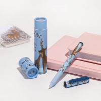 Ручка шар. BV "DreamWrite. Олененок" синяя,  0,7мм, 3 вида