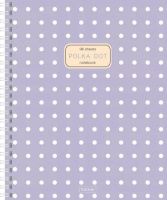 Тетрадь А5  96л кл. гребень Hatber "Горохи" софт-тач, многоцв.срез, перф.на отрыв,4диз.в блоке