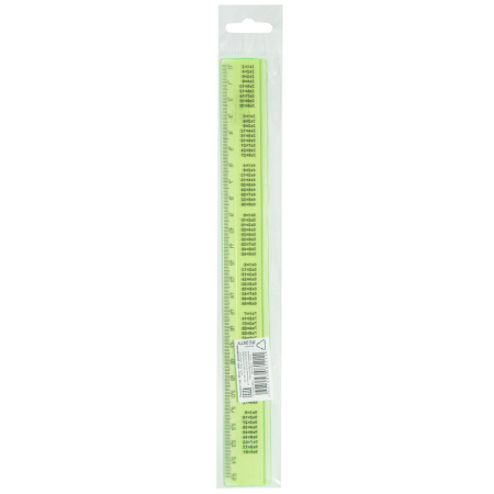 Линейка 25см справочная с таблицей умножения