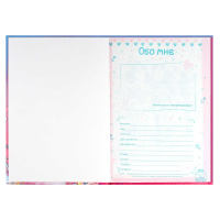 Анкета для друзей А5 128л., 7БЦ "Романтичные девушки" глянц.лам., тисн.фольгой