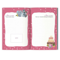 Дневник для девочек А5  48л., 7БЦ "Мороженое" глянц.лам., тисн.фольгой