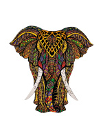 Пазлы фигурные 131 элемент 230*210мм  "Слон"