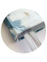 Ежедневник дат. 2026г А5 176л., кожзам, интегр.пер. "Petals" ляссе