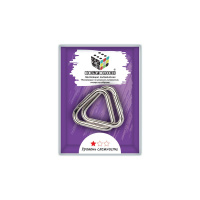 Головоломка металлическая 1 шт "Треугольники" 2 элемент.