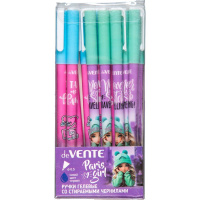 Ручка гелевая стираемая deVENTE "Paris Girl" синяя, 0,5мм