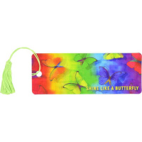 Закладка пластиковая 3D Ассорти с линейкой и табл. умножения