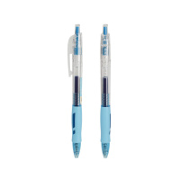 Ручка гелевая  Deli Arris автомат синяя, 0,7мм, рез.манжета