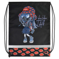 Мешок для обуви 1 отд, 360*480 светоотр. "Девочка с баллончиком"