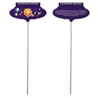 Набор закладок-ляссе магнитных 3шт. 52*51мм,58*33мм,39*74мм "Космос"