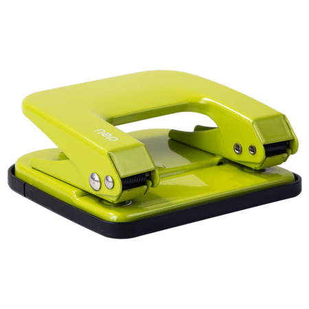 Дырокол Deli  20 лист., металл, ассорти