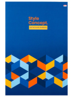 Тетрадь А4 7БЦ  96л кл. сшивка Проф-Пресс "Контрастный узор" глянц.лам.