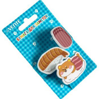 Бумага с липким краем  3*20л, фигурная Shiba,  ассорти форм