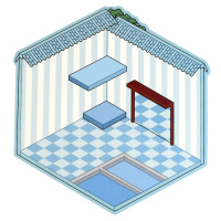 Наклейки-румбокс д/создания миниатюрных сцен 12,5*15см "Капибара. Спа"