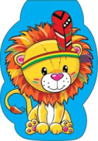 Закладка магнитная мини Лев