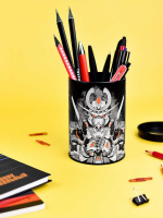 Копилка-подставка для канцелярских принадлежностей металл "Роботы" 10,4*7,5*7,5см