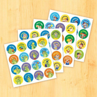 Набор наклеек мотивирующих "Для мальчиков" , 4л.