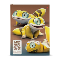 Тетрадь  А5  80л кл. на кольцах Альт "Глазастики" БЕЗ ПОЛЕЙ